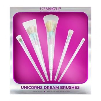 I Heart Makeup Unicorns Dream Brush Set Лимитированный набор кистей для макияжа