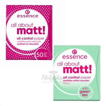 All About Matt! Oil Control Paper Essence отзывы