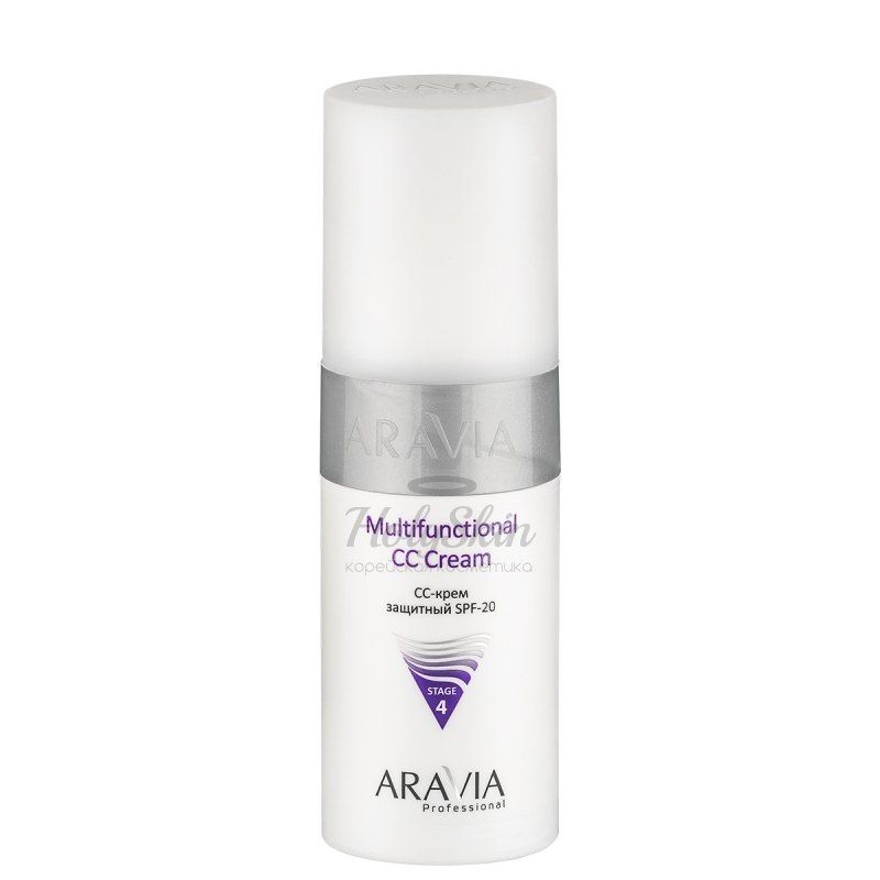 

Крем с тонирующим эффектом для придания ровного оттенка кожи Aravia Professional, Aravia Professional Multifunctional CC Cream