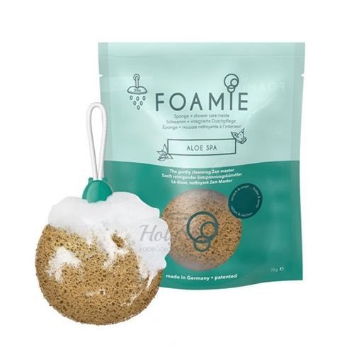 Пенящаяся губка для душа с ароматом алоэ Foamie