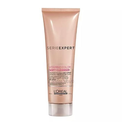 

Шампунь для окрашенных волос L'oreal Professionnel, Vitamino Color Soft Cleanser Redience Protection and Perfecting Soft Shampoo 150ml
