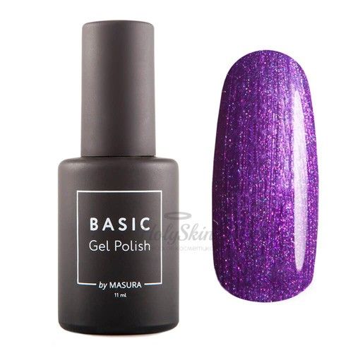 

Гель-лак жемчужный фиолетовый Masura, Гель-лак Basic 294-447 Фиалковый Сироп 11 мл