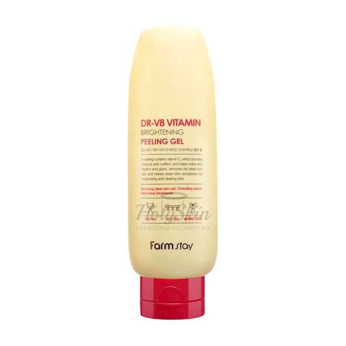 

Витаминный пилинг-гель Farmstay, DR-V8 Vitamin Brightening Peeling Gel