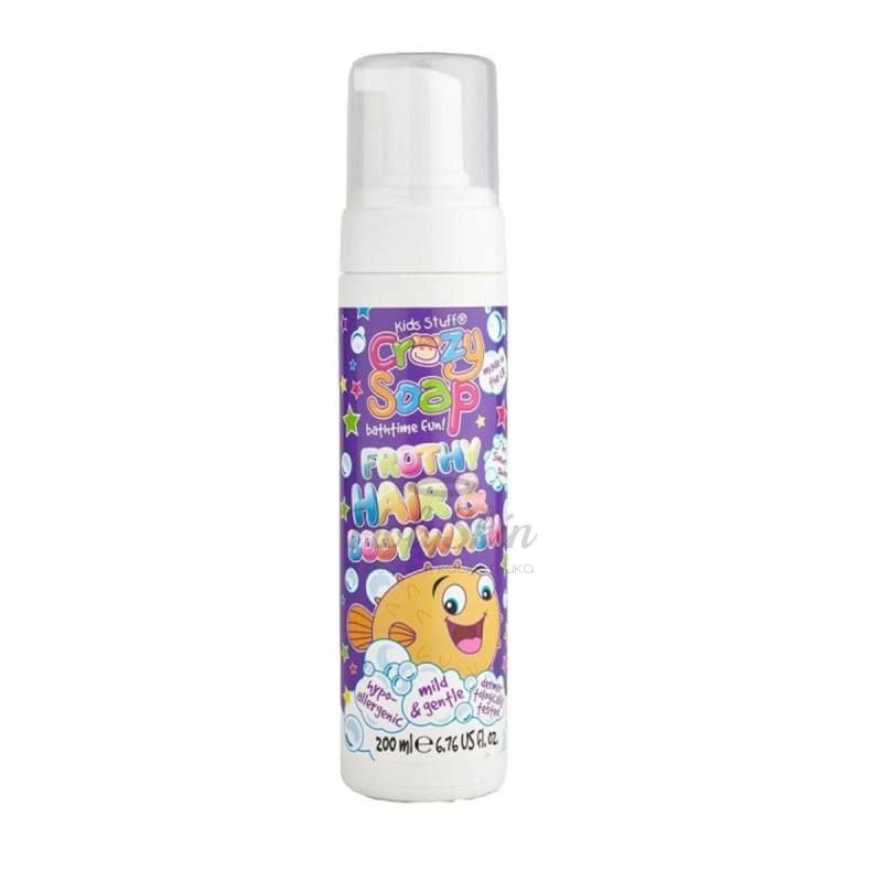 

Мусс-пена 2 в 1 для мытья тела и волос Kids Stuff, Kids Stuff Frothy Hair and Body Wash