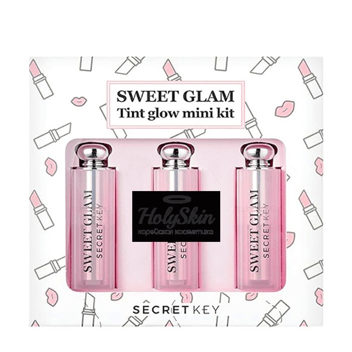 Secret Key Sweet Glam Tint Glow Mini Kit. Тинт Secret Key. Benefit набор тинтов. Secret Key тинт для губ Sweet Glam Tint Glow.