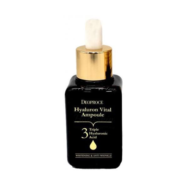 

Сыворотка тройного действия с гиалуроновой кислотой Deoproce, Hyaluron Vital Ampoule