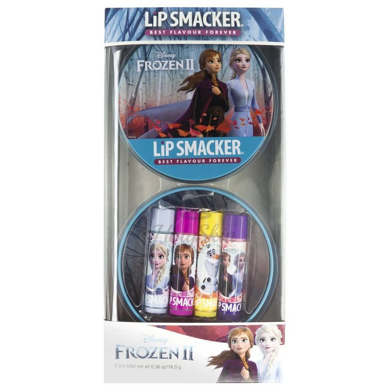 Набор бальзамов для губ в металлической коробочке Lip Smacker