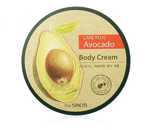 Питательный крем для тела с авокадо The Saem