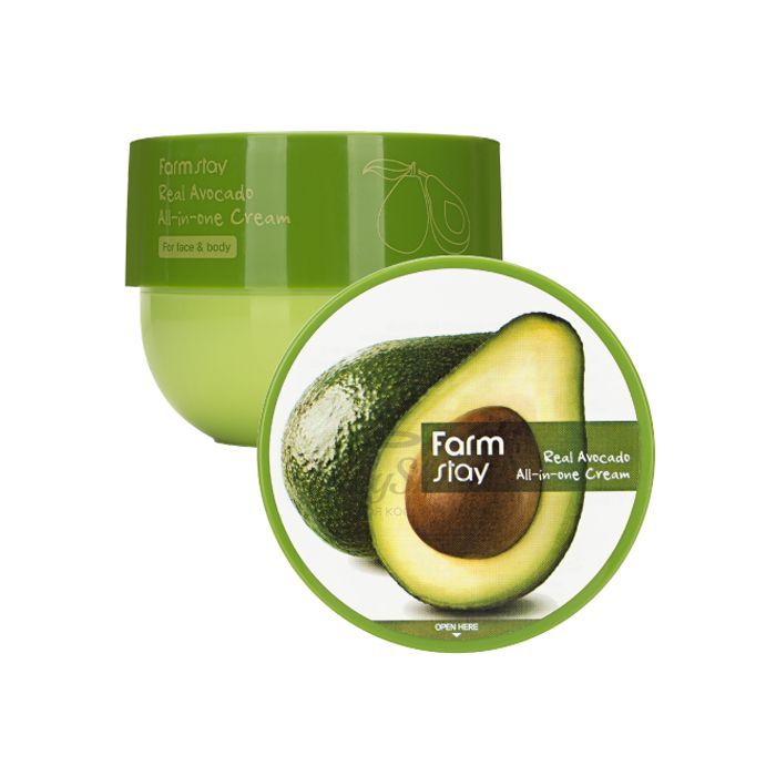 Real Avocado All-in-One Cream антивозрастной крем с экстрактом авокадо от farmstay купить