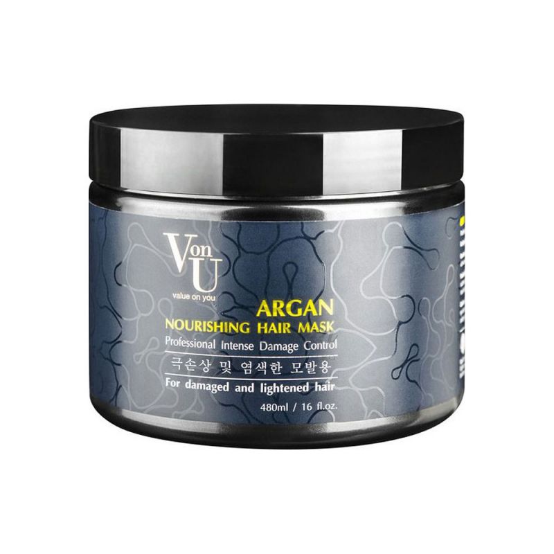 Маска для волос питательная с аргановым маслом Von-U