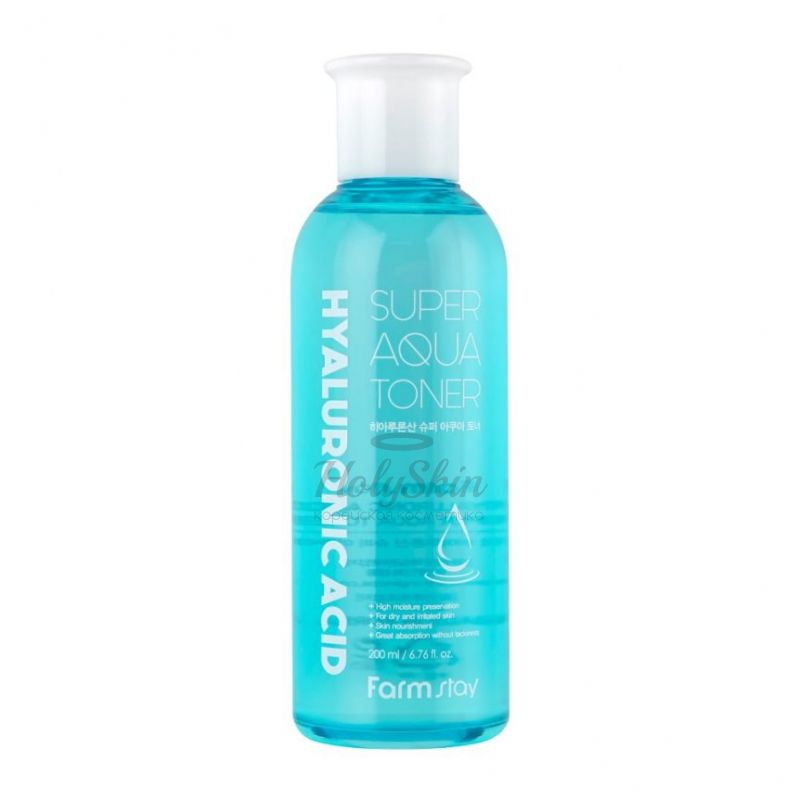 

Суперувлажняющий тонер для лица с гиалуроновой кислотой Farmstay, Hyaluronic Acid Super Aqua Toner