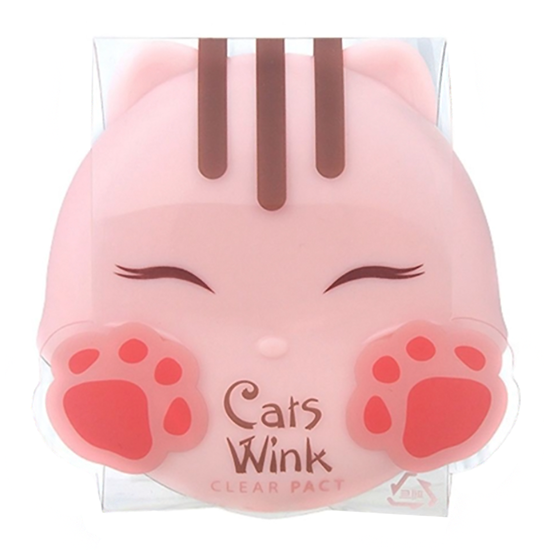 Компактная пудра Tony Moly Cats Wink Clear Pact пудра