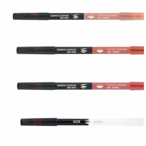 Двусторонний карандаш для век и губ Vivienne Sabo Crayon Pour Le Contour Des Yeux Et Levres Duo Chat Noir карандаш для губ vivienne sabo cabaret le chat noir 01 цвет 01 variant hex name 8b7355