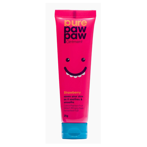 Универсальный бальзам для губ и тела с ароматом клубники Pure Paw Paw Pure Paw Paw Strawberry Ointment универсальный бальзам для губ и тела с ароматом маракуйи pure paw paw pure paw paw passion fruit ointment