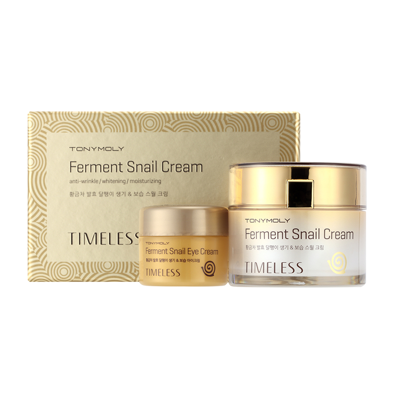 Набор улиточных кремов Tony Moly Timeless Ferment Snail Cream крем tony moly timeless ferment snail bb cream spf45 pa 50 мл