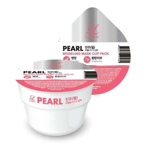 Альгинатная маска с жемчугом в чашечке Lindsay Disposable Modeling Mask Cup Pack Pearl modeling