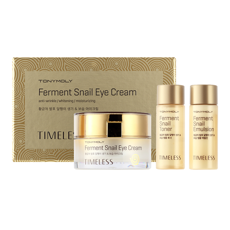 Улиточный крем для кожи вокруг глаз Tony Moly Timeless Ferment Snail Eye Cream крем tony moly timeless ferment snail bb cream spf45 pa 50 мл