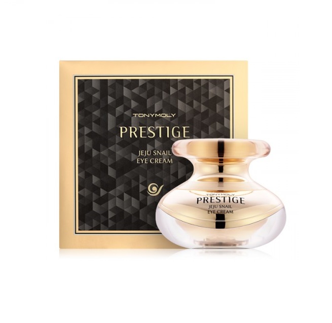 Премиальный улиточный крем с золотом Tony Moly Prestige Jeju Snail Eye Cream крем tony moly timeless ferment snail bb cream spf45 pa 50 мл