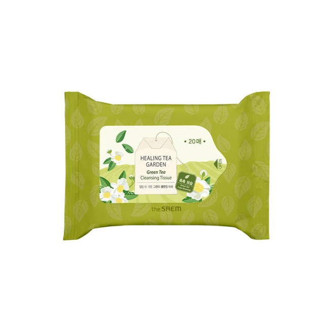Очищающие салфетки с экстрактом зеленого чая The Saem Healing Tea Garden Green Tea Cleansing Tissue 20 цена Очищающие салфетки с экстрактом зеленого чая The Saem Healing Tea Garden Green Tea Cleansing Tissue 20 цены онлайн
