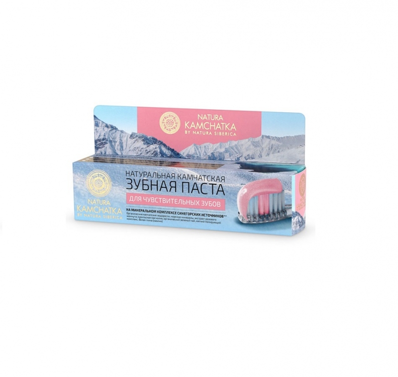 Камчасткая зубная паста для чувствительных зубов Natura Siberica