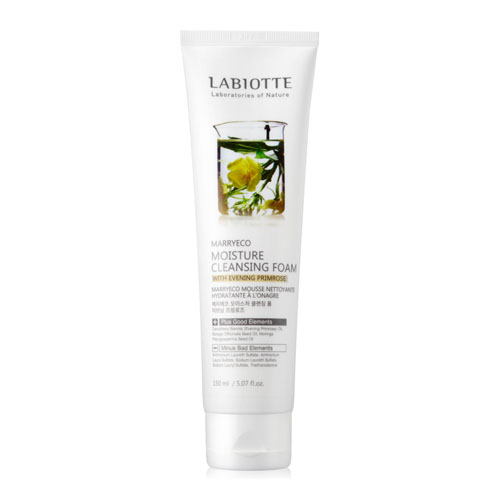 Увлажняющая очищающая пенка Labiotte Marryeco Moisture Cleansing Foam With Evening Primrose