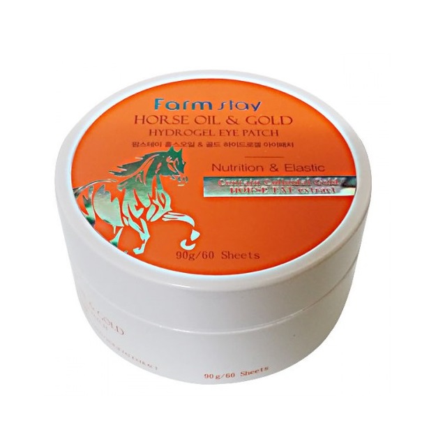 Патчи с конским жиров и золотом Farmstay