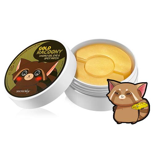 Золотые гидрогелевые патчи для кожи вокруг глаз Secret Key Gold Racoony Hydro Gel and Spot Patch цена Золотые гидрогелевые патчи для кожи вокруг глаз Secret Key Gold Racoony Hydro Gel and Spot Patch цены онлайн